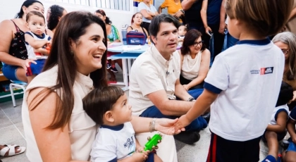 Primeira inf&acirc;ncia - Leo Bezerra entrega novo Ninho do Saber na Citex e projeta mais unidades na cidade&nbsp;