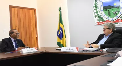 Governador recebe presidente do TJPB e trata de Encontro que irá reunir presidentes de Tribunais de Justiça de todo o país