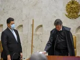 Davi participa da posse de Fux na presidência do Supremo Fonte: Agência Senado
